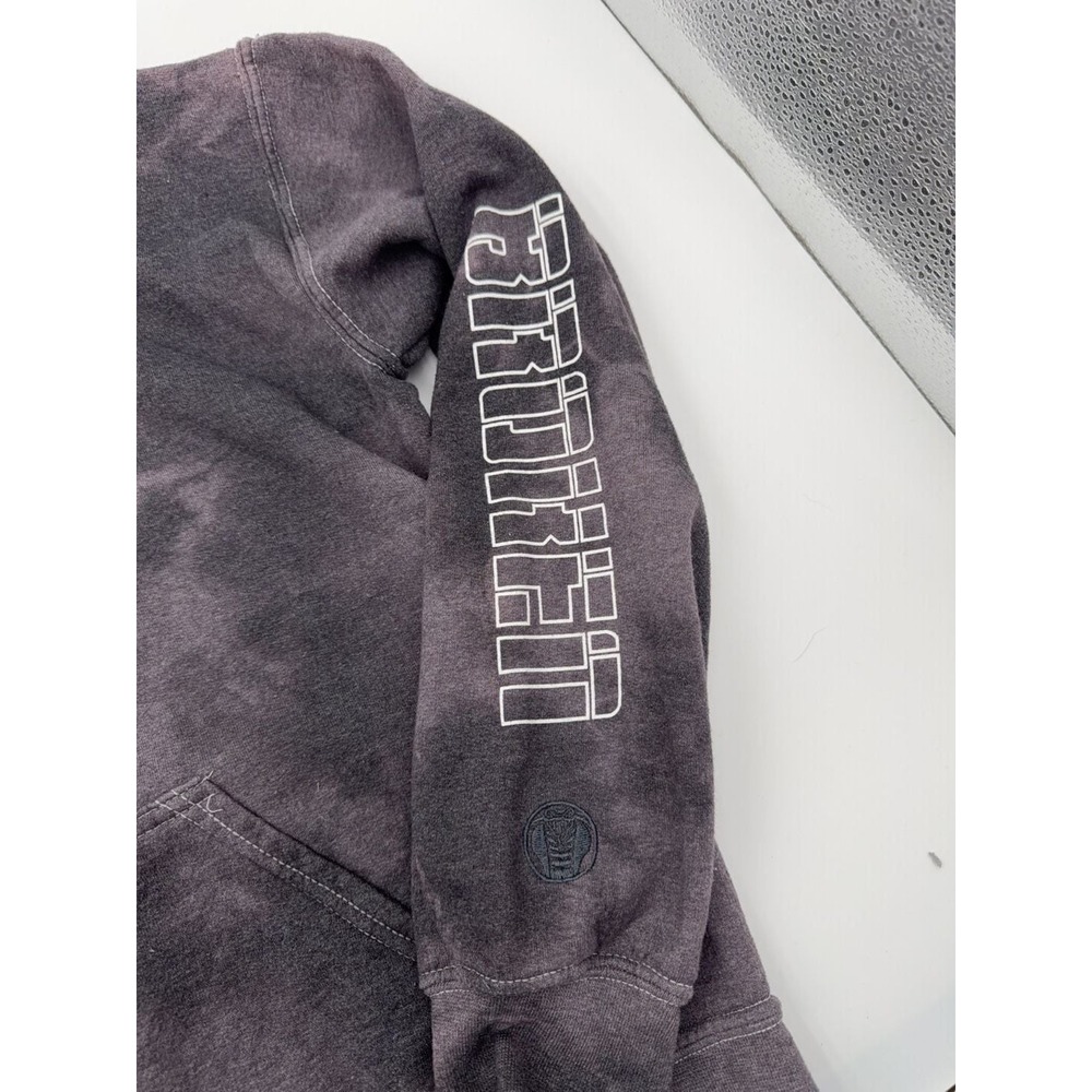 Broken Promises Same Offline Mineral Wash Hoodie Grey Small Streetwear Graphic - Picture 4 of 7